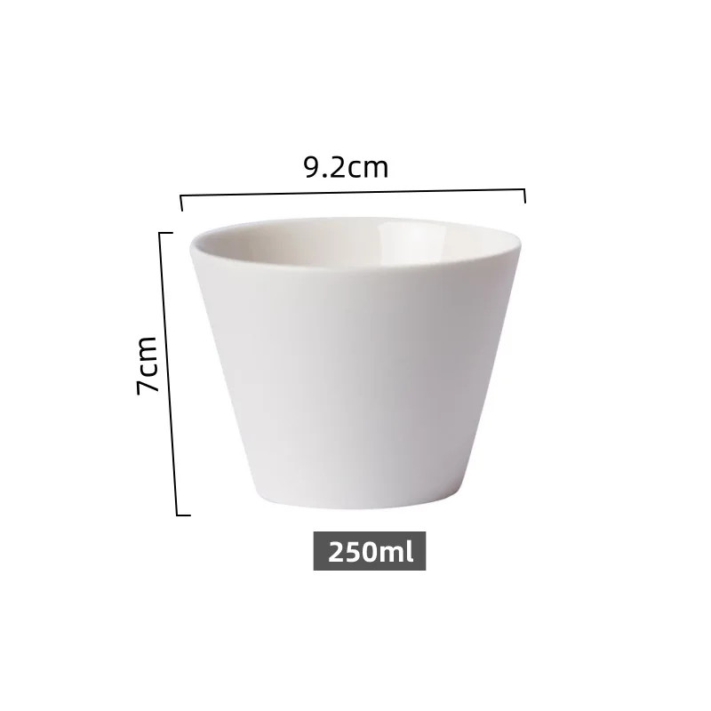 Ceramic Coffee Mug 200/250ML Minimalist Espresso Latte Cup Tea Mug Black White