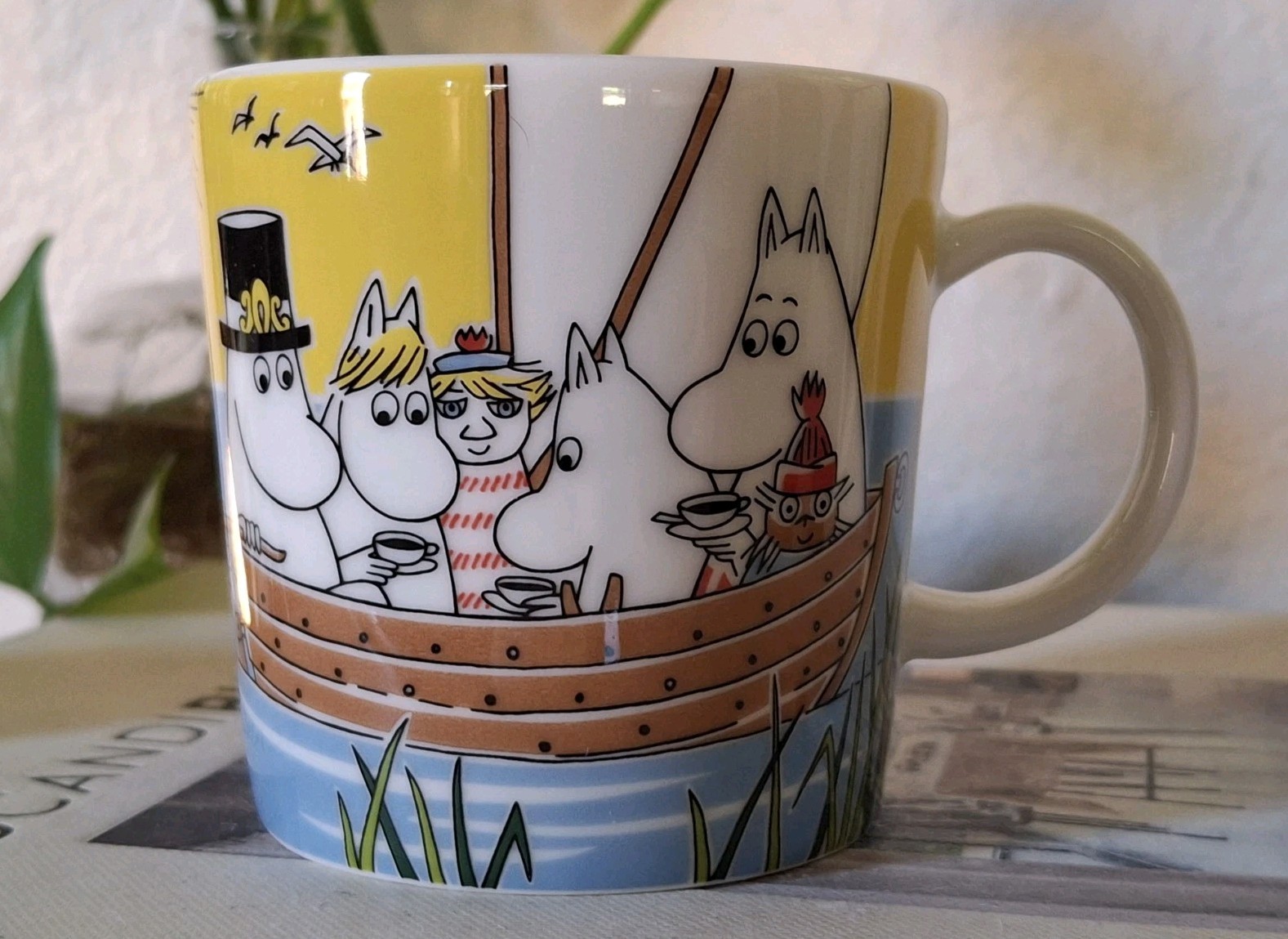 Arabia Moomin Mug ~ Sailing with Nibling and Tooticky ~ 2014