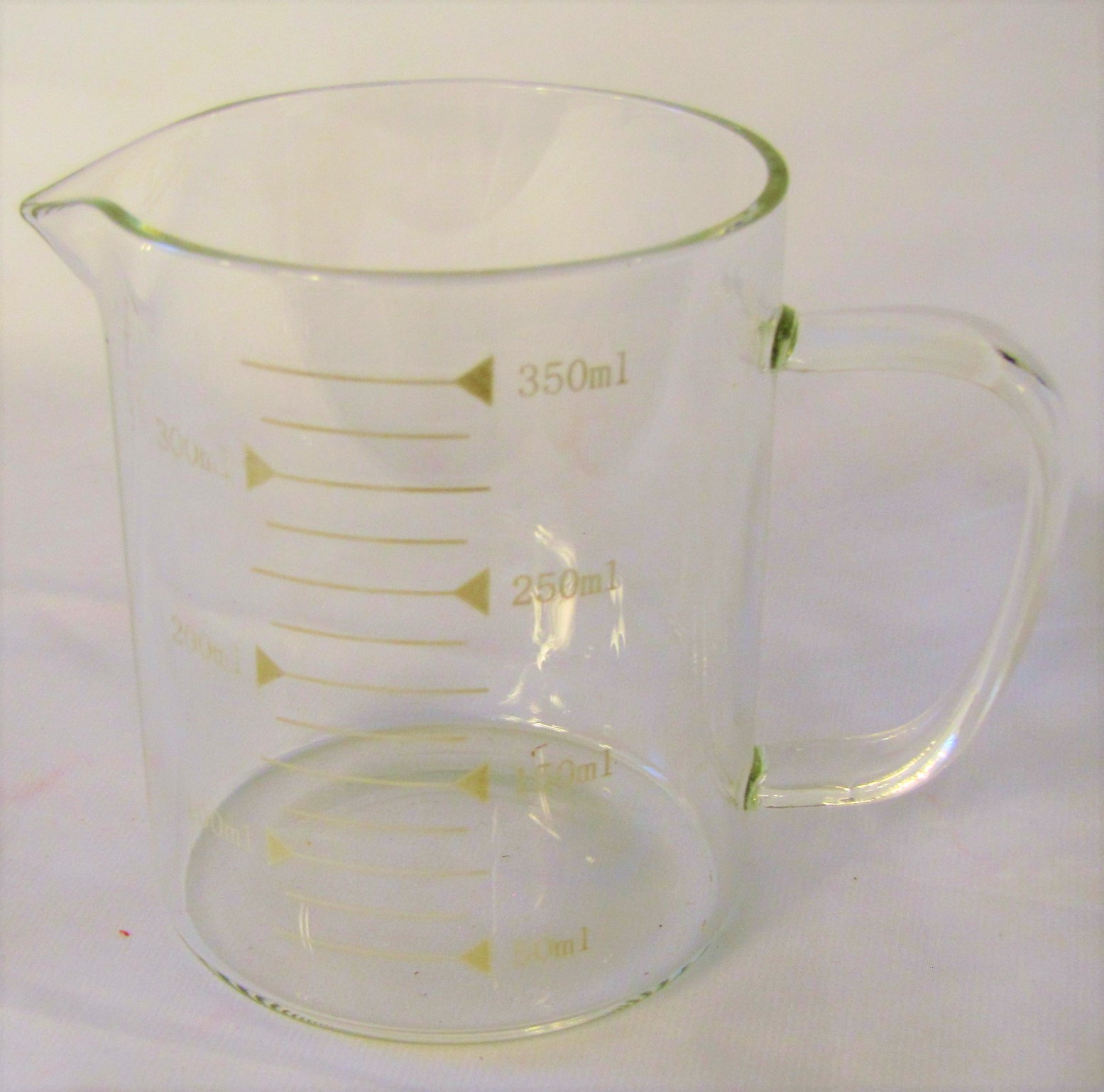Borosilicate glass beaker with handle tea coffee mug cup cover science geek gift