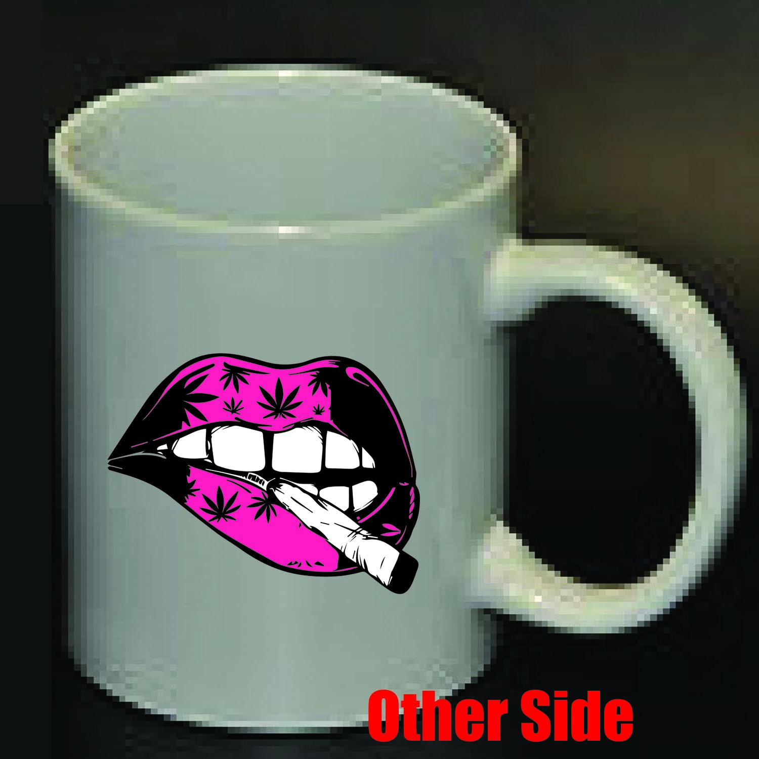 Coffee Mug Any Occasion Gifts Rasta Lip & Love Ceramic Mug 11oz With Gift Box