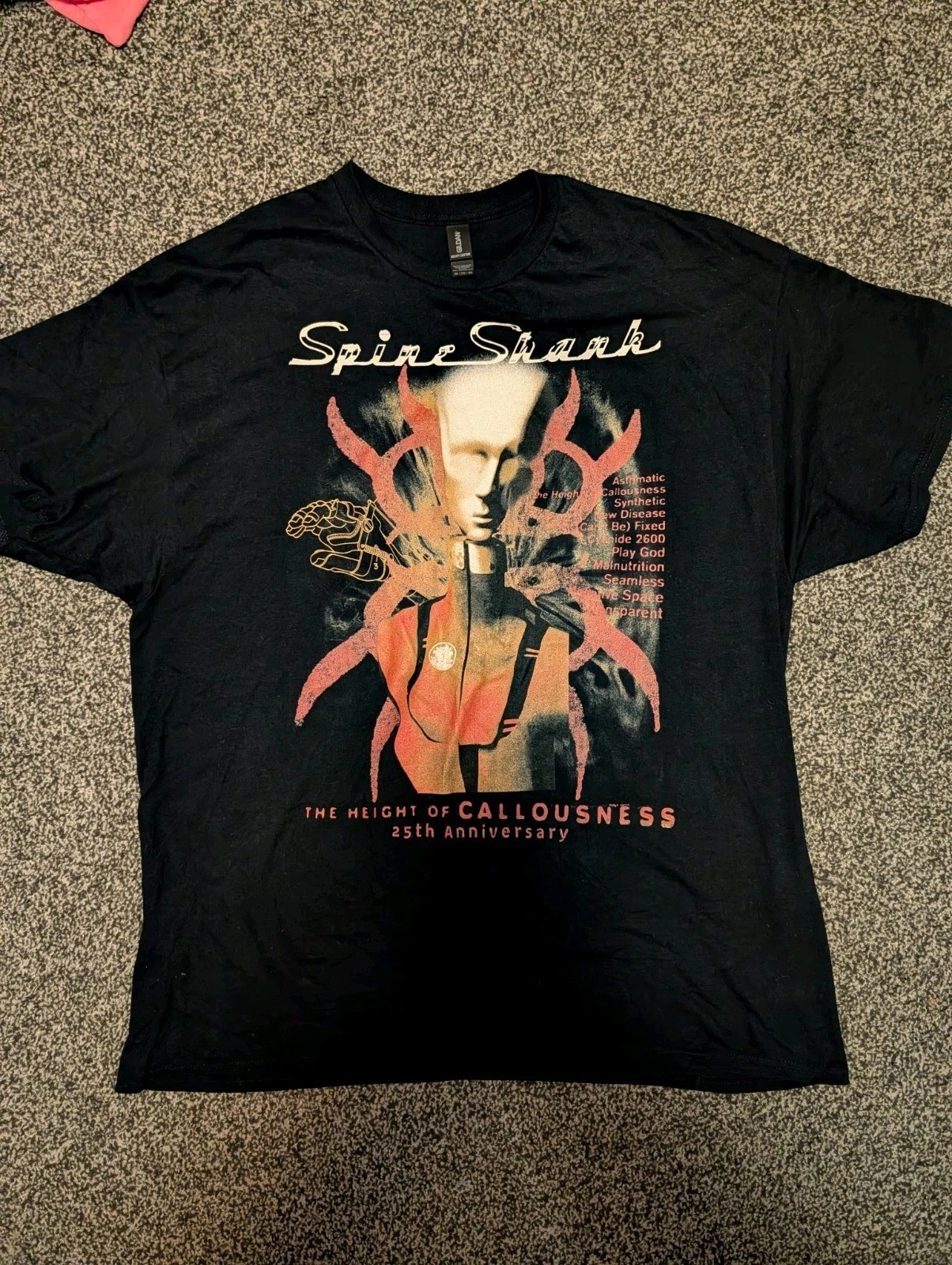 Spineshank Band The Height of Callousness Black S to 5XL Shirt AA836