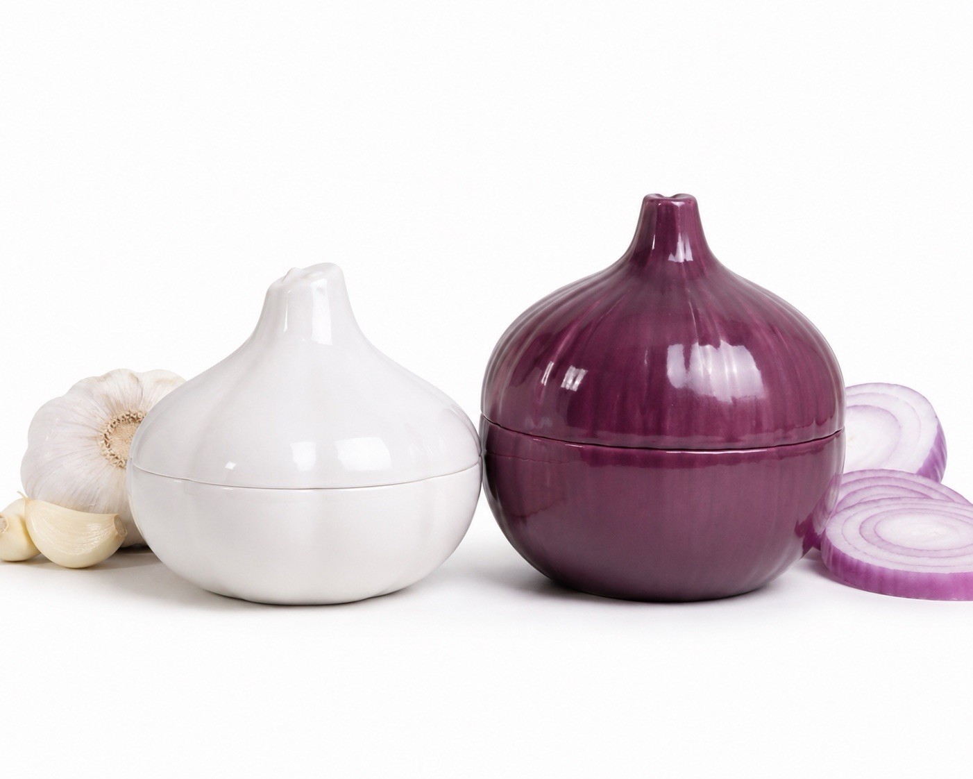Sharper Image Produce Keepers set of two Onion And Garlic Keepers