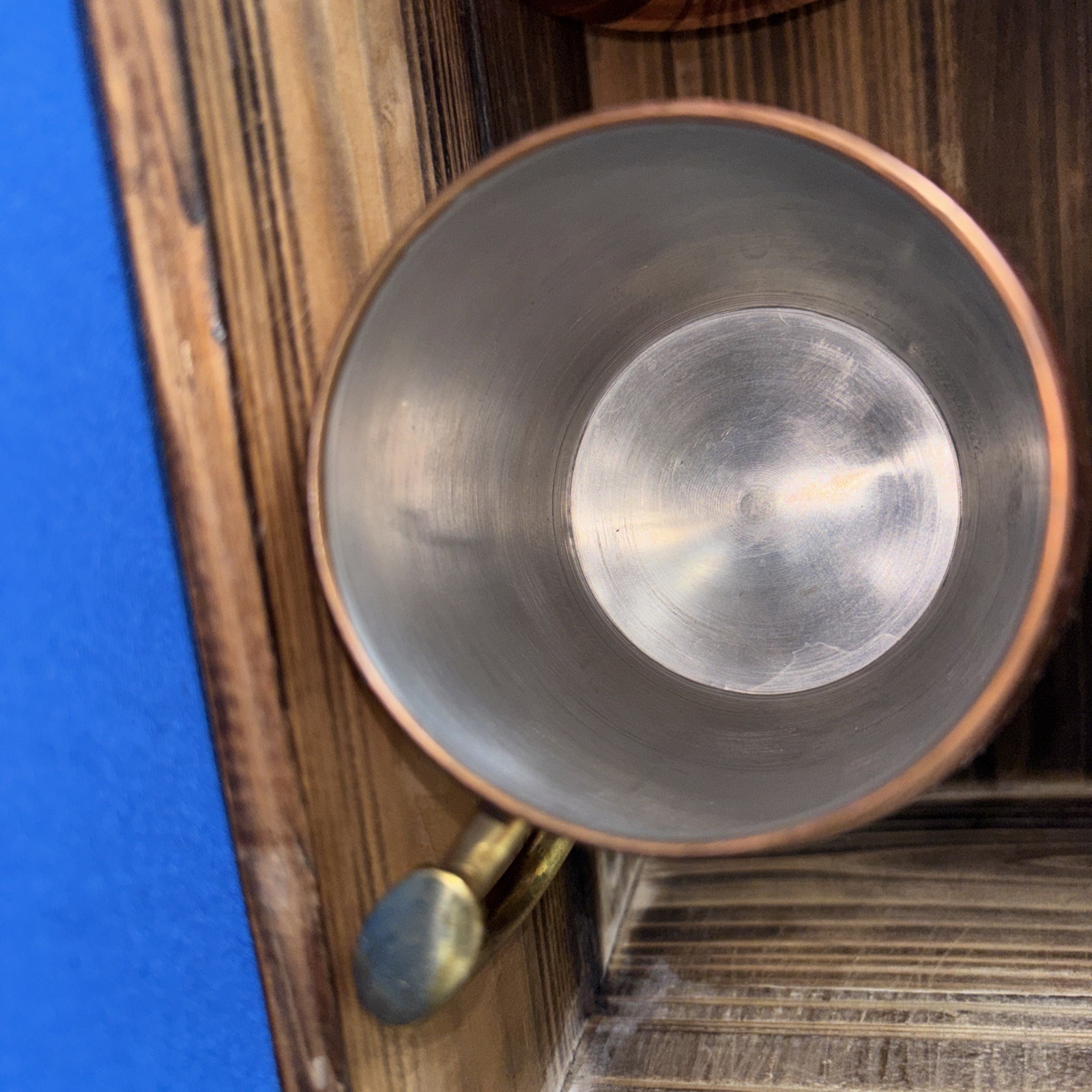 Oggi Copper Moscow Mule Mug Cup set of 4 Rustic Cabin look