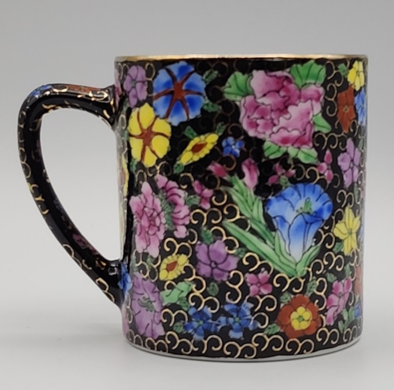 China Tea Mug Coffee Mug Resembles Famille Noir