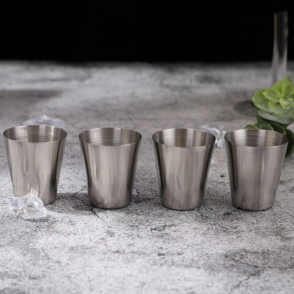 Compact and Lightweight Stainless Steel Cups for Traveling 30/70/160ml
