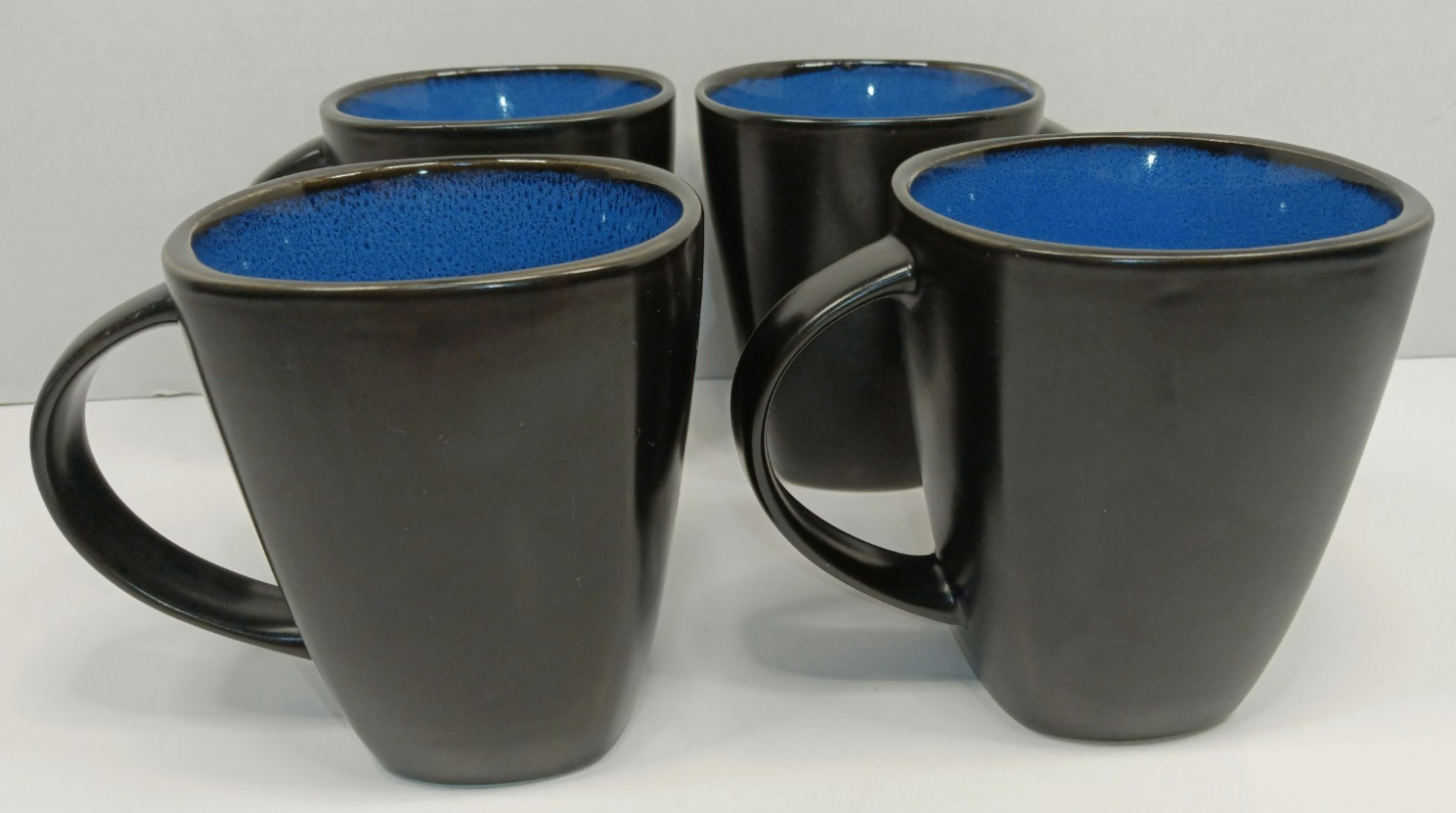 Gibson Designs Soho Lounge Blue Mug Lot Of 4