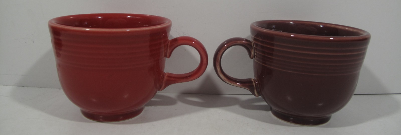 Lot of 6 FIESTAWare Coffee Cocoa Tea Cups Mugs Lead Free Multicolor Earth Colors