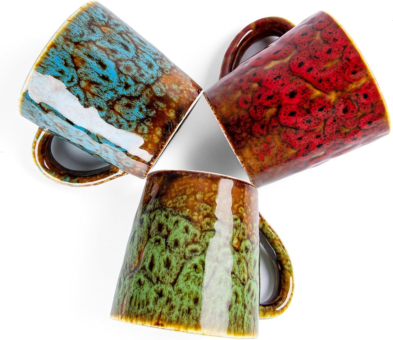 4.2 oz Espresso Cups Set of 2, Ceramic Coffee Mugs Demitasse Cups, Small