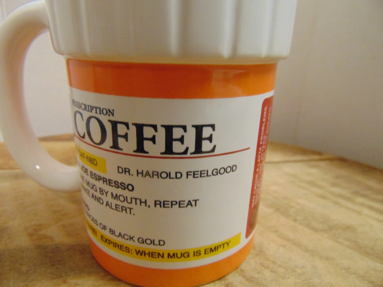 Prescription Coffee Mug Pill Bottle Cup Pharmacy 12 Oz. – Toys RX Big Mouth