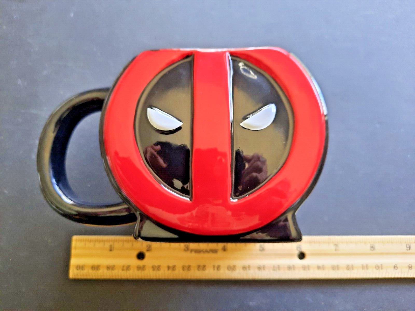 DEADPOOL 20 ounce Marvel Ceramic Black Mug