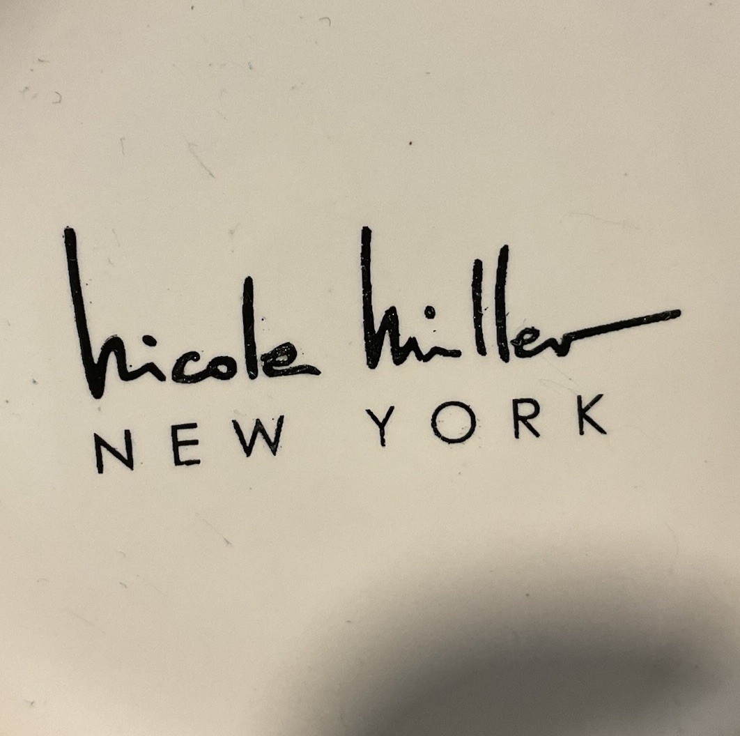 Nicole Miller New York White Textured Stackable Coffee Mug Set 10 fl oz Set Of 3