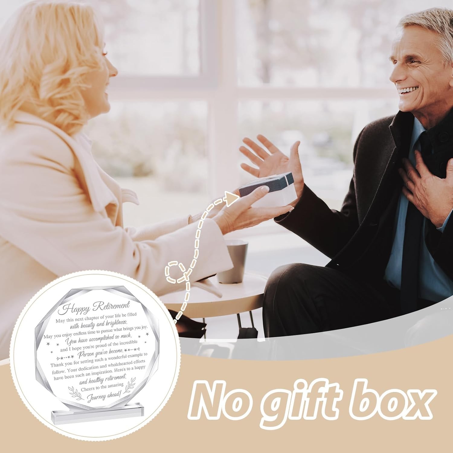 Happy Retirement Gifts for Men Women Never Understand The Difference You Made Ke