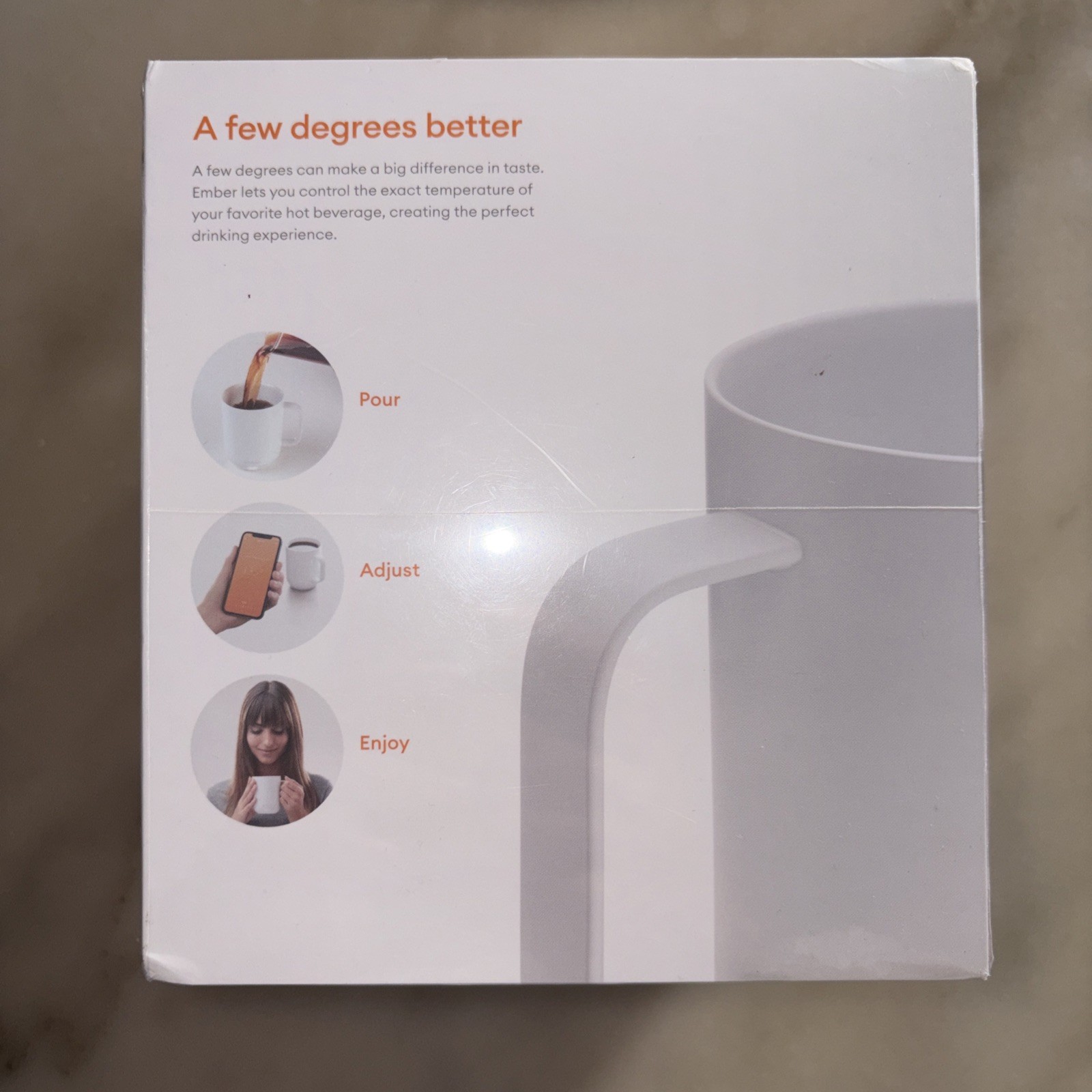 White Ember Temperature Control Mug 2 10oz