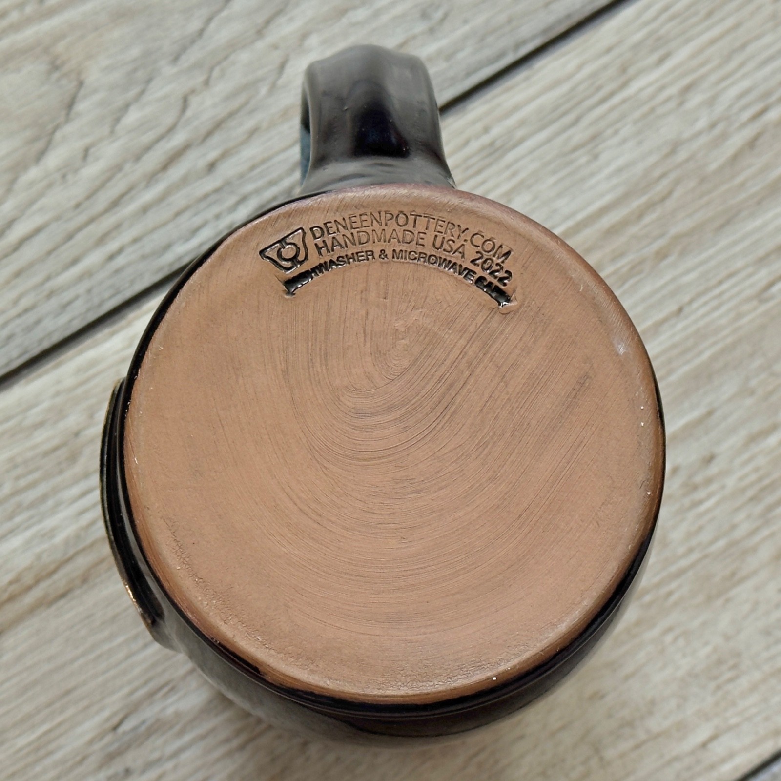Bones Coffee Company Army of Dark Chocolate Blue & Black Coffee Tea Mug Cup