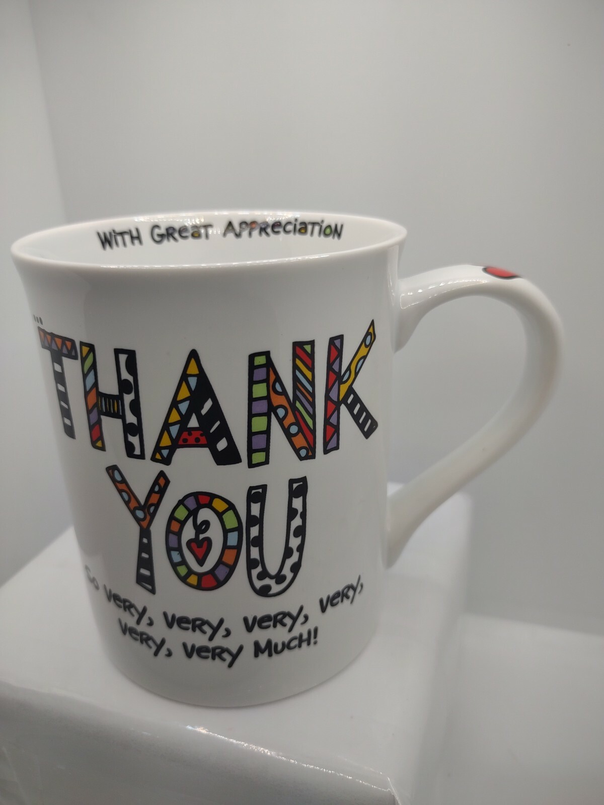 THANK YOU WITH GREAT APPRECIATION COFFEE MUG COFFEE TEA CUP Art Deco Mug B187