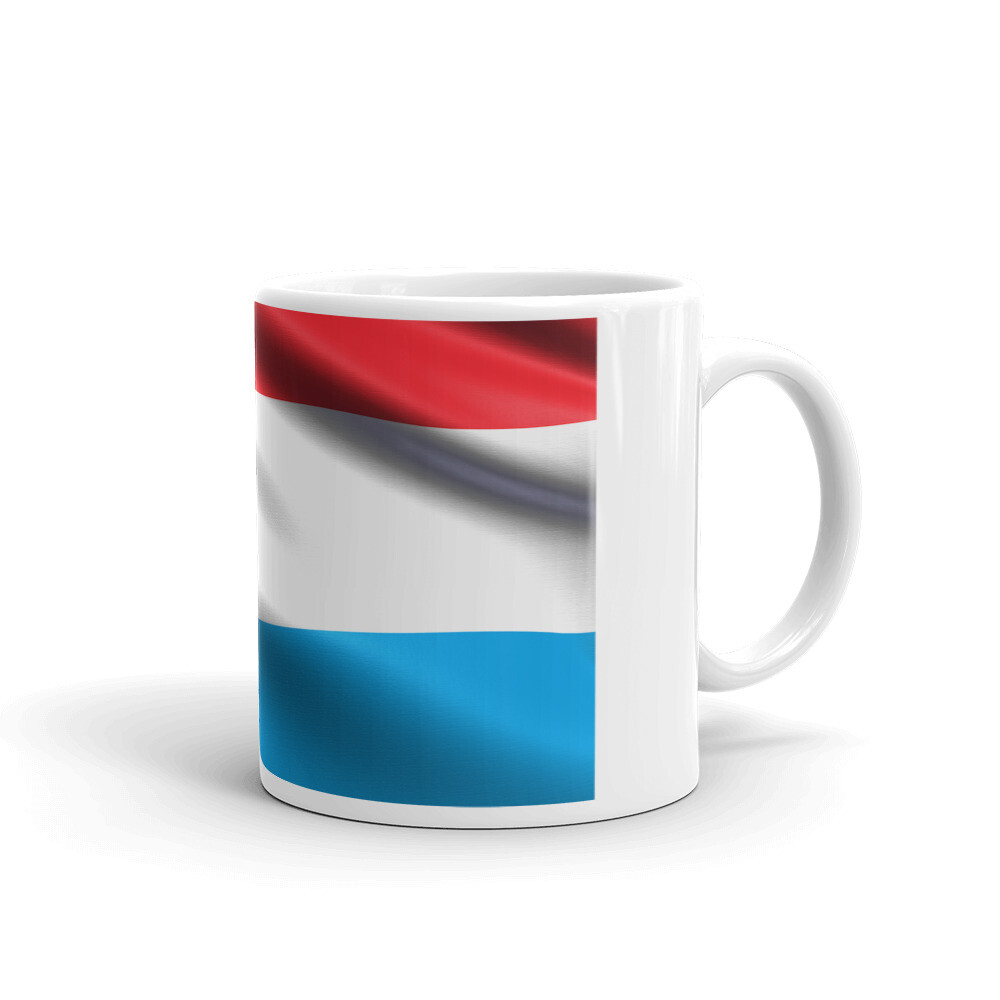 Luxembourg Flag coffee mug cup gift for ambassadors people who like world flags