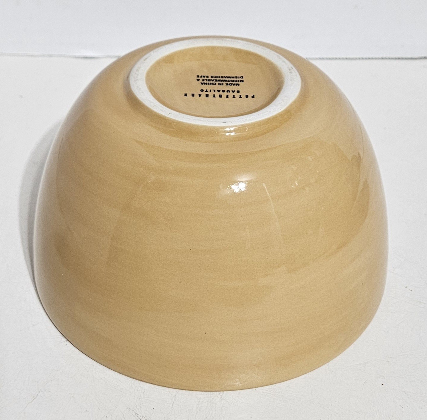 Pottery Barn “Sausalito Amber” Yellow 6 Inch Coupe Cereal Bowl