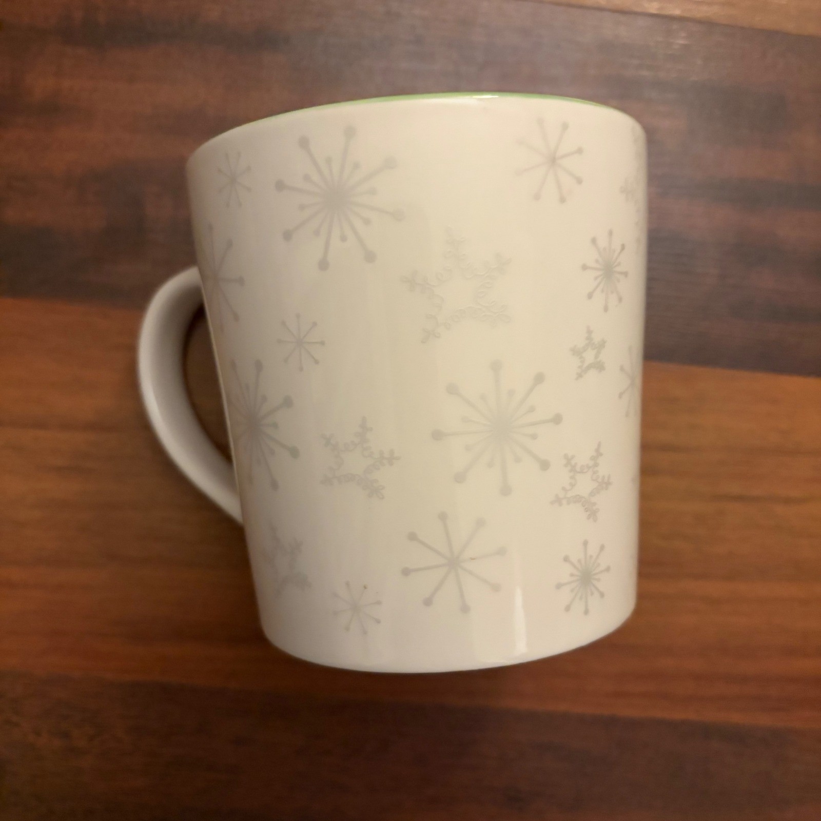 Starbucks Holiday 2006 Christmas Tree Snowflake Mug 17 oz