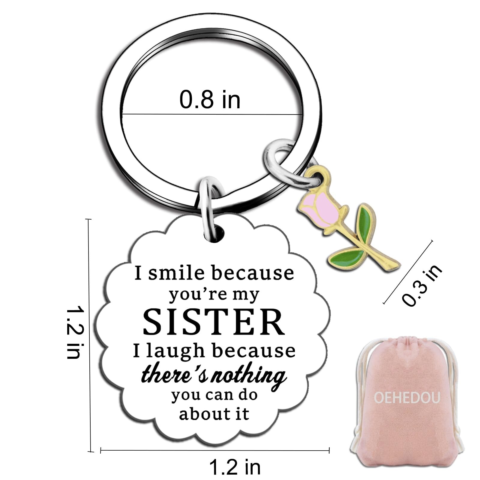 OEHEDOU Funny Gifts For Sister Birthday Gifts For Sister From Sisters Adult S…