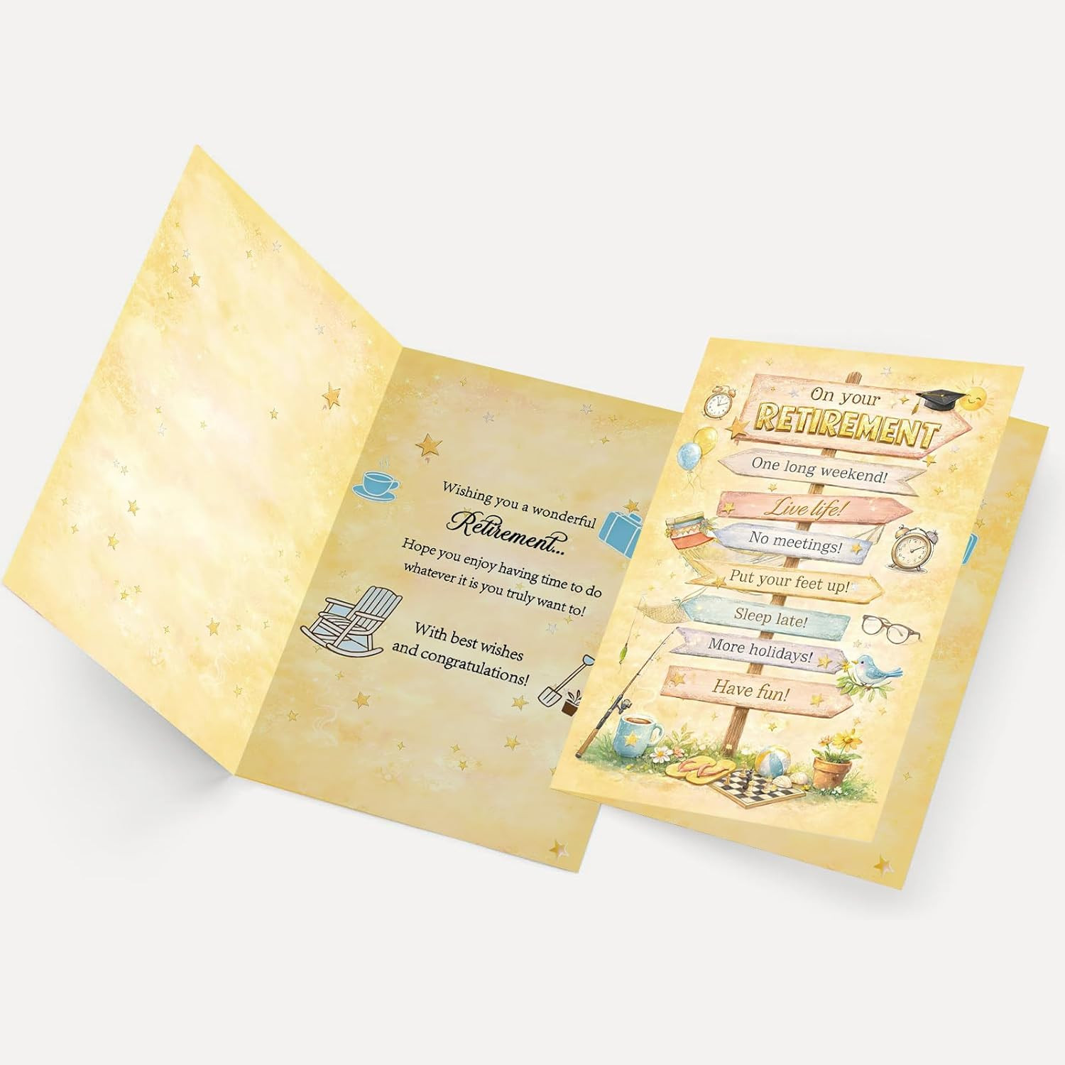 Funny Retirement Gifts for Women Men, Happy Retirement Card Gifts for Retired Fr