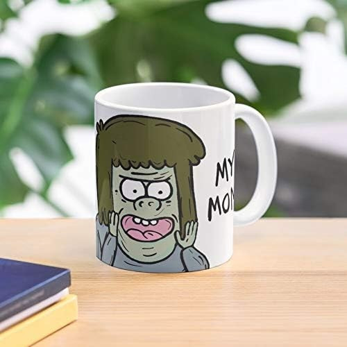 Regular Show Muscle Man “My Mom!” Ceramic Coffee Mug 11oz