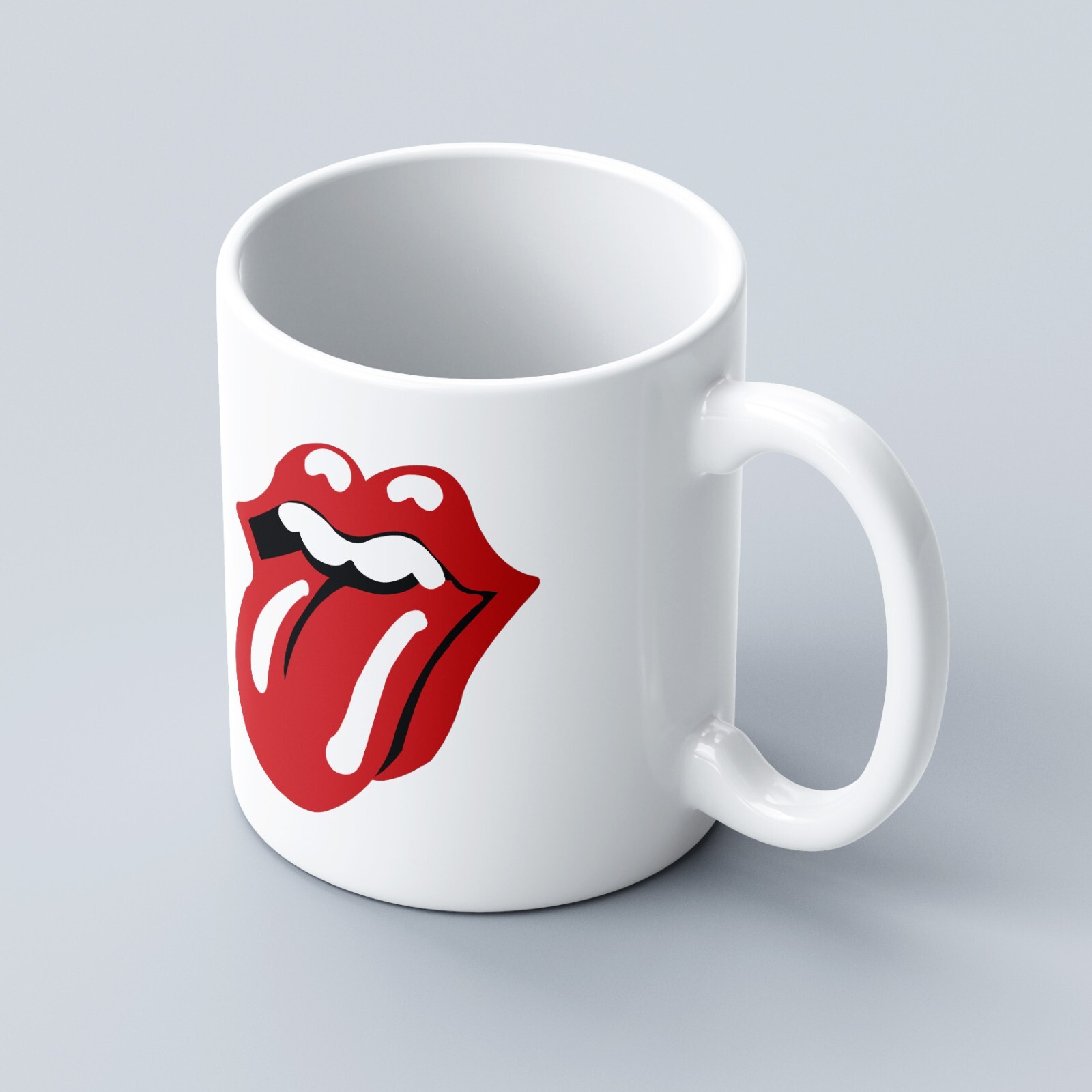 Rolling Stones Mug, 11 or 15 oz., Coffee/Tea-Gift-Classic Rock N roll-Logo-Lips