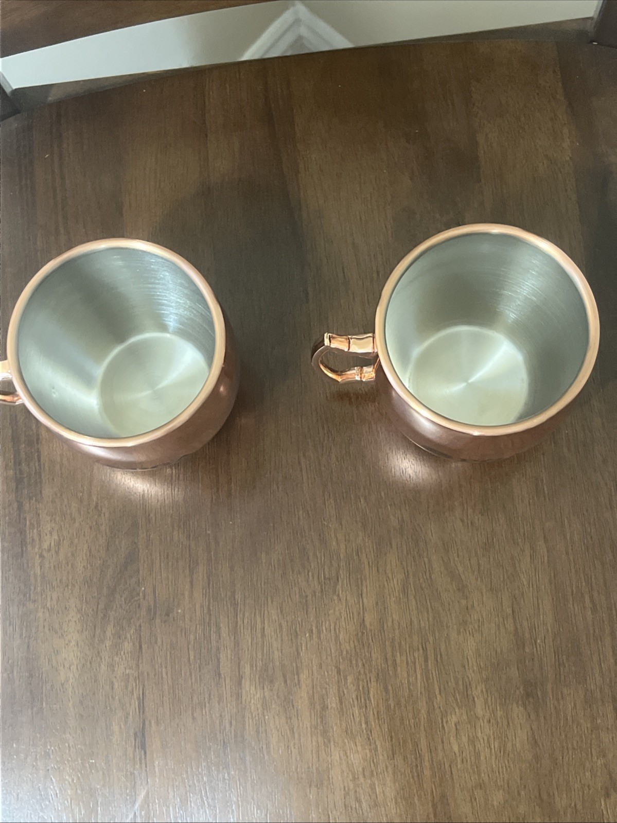 PGA Connecticut Stainless Steel Mugs W/Polished Copper Coating. New Moscow Mule