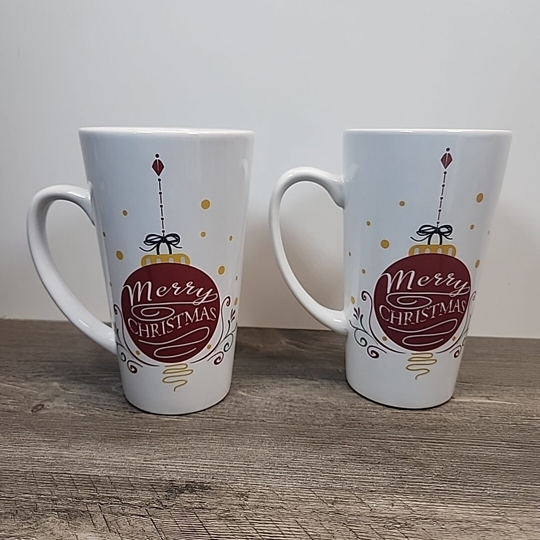 Christmas Ornament Coffee Tea Tall Mug Cup 16 Ounces