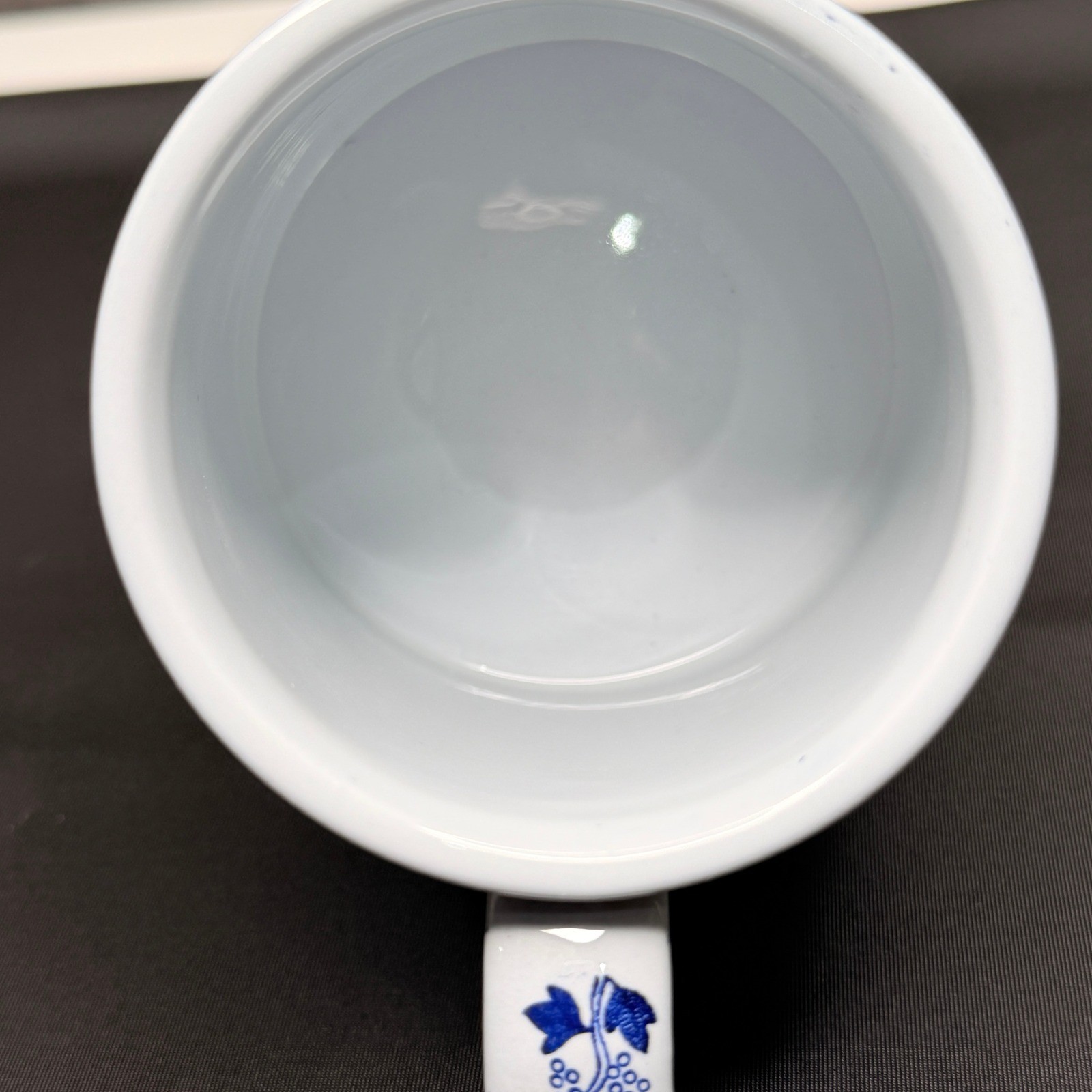 Spode Fitzhugh Blue Tankard Mug Fine Stone England Y2988 Vintage Large