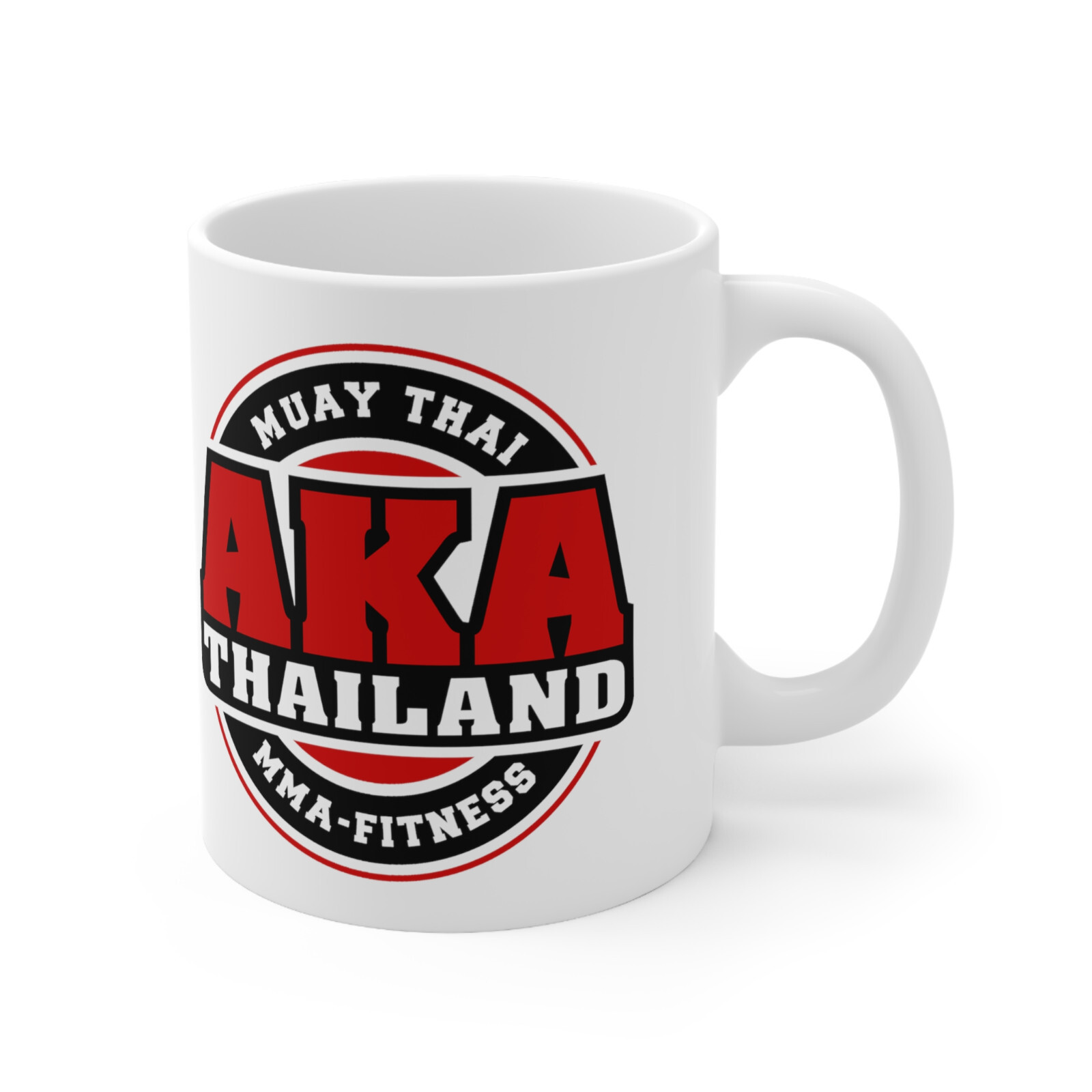 AKA Thailand Muay Thai Gym Logo 11oz Coffee Tea White Mug
