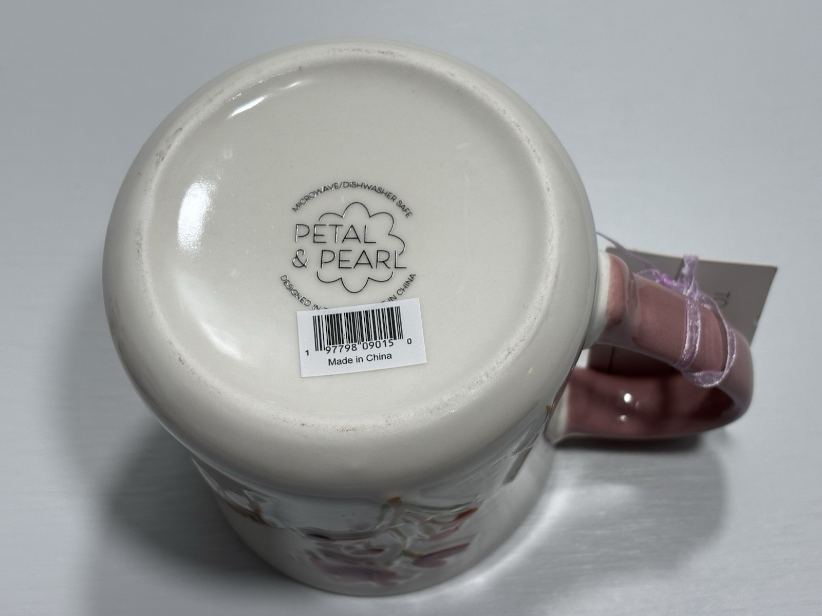 Petal & Pearl Spring Flowers Floral 22 Fl Oz Ceramic Coffee Tea Mug Gift