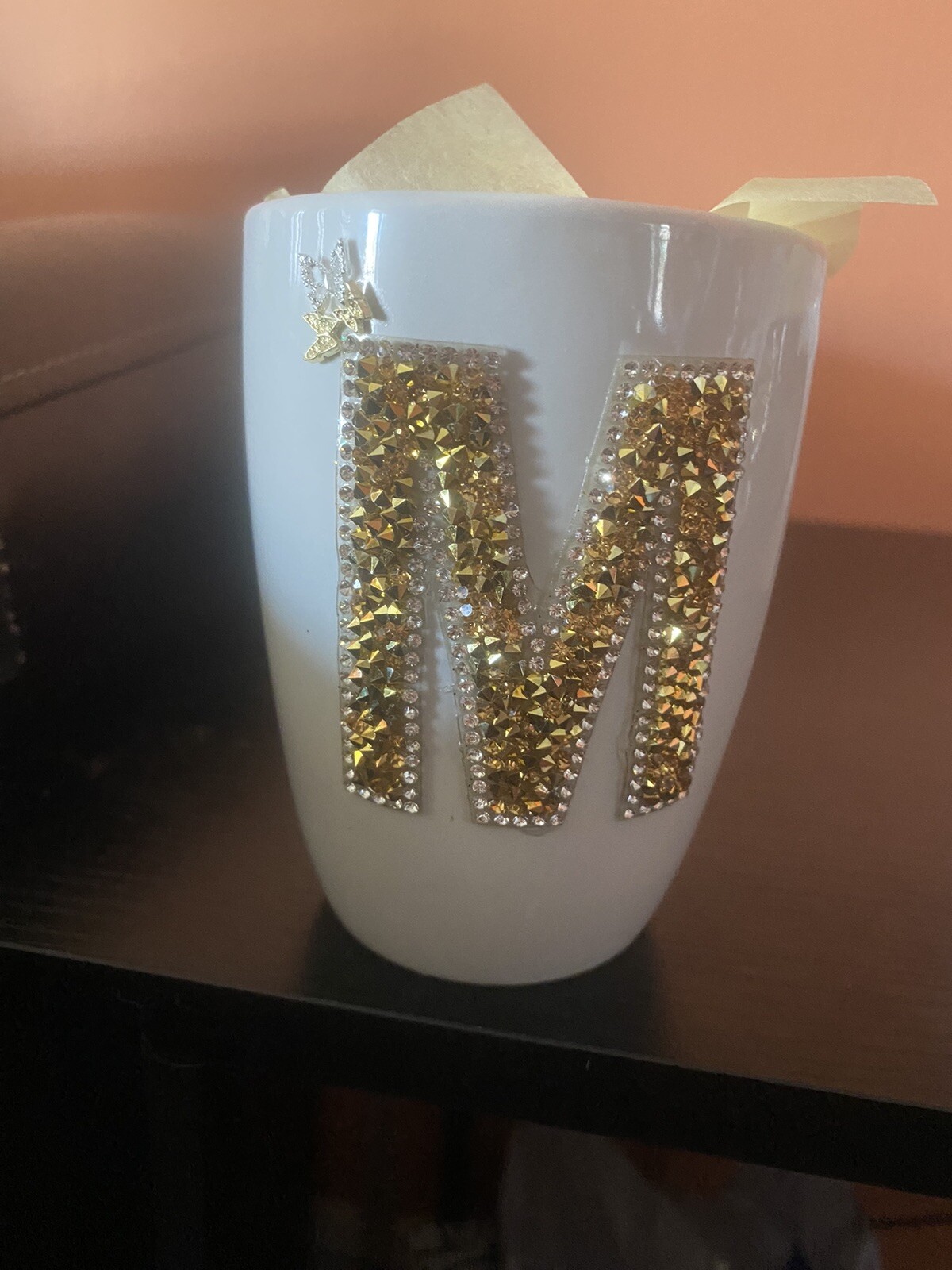 Bling Letter, Number , And Words Coffee And Tea Mugs For Special Occasion