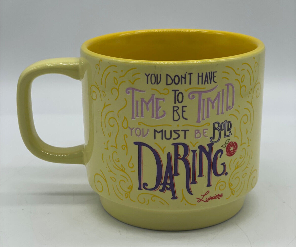 Disney Beauty & Beast Lumiere Stackable Coffee Mug Cup Wisdom Collection