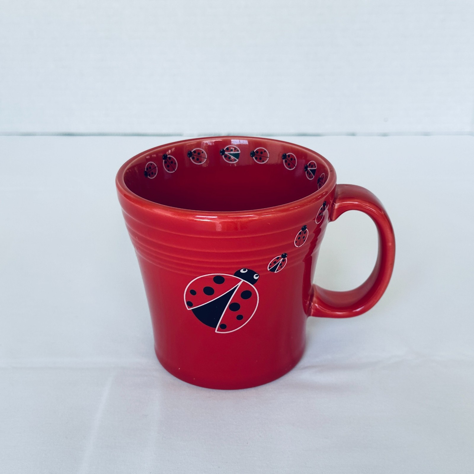Fiestaware Fiesta 14 oz Cup/Mug Plate Ladybugs Dillard’s Exclusive NOS