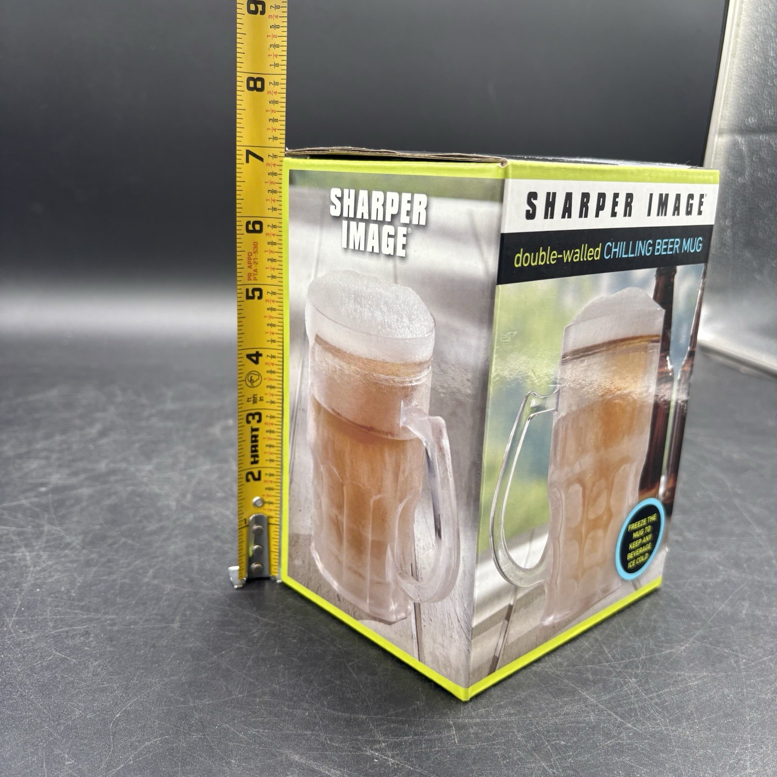 Brand New Sharper Image Double-Walled Chilling Beer Mug, Use With Any Drink