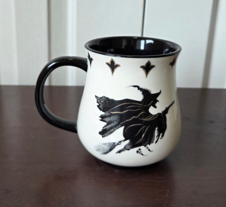 Potter’s Studio Halloween Witch & Haunted House Coffee Mugs 16 Oz Set Of 3
