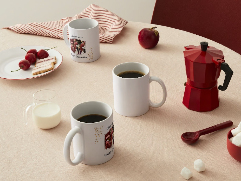 11oz 15oz Personalized Ceramic Coffee Mugs Custom Photo Text Best Christmas Gift