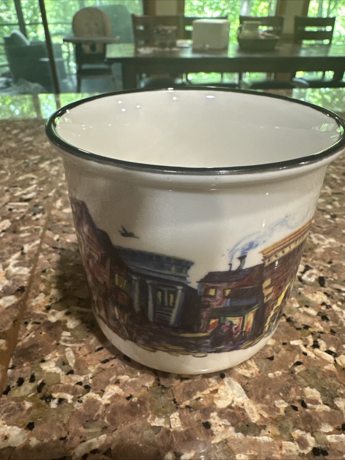Harry Potter Cara Kozik HTF Dragon Alley Mug Owl Crate Coffee Cup