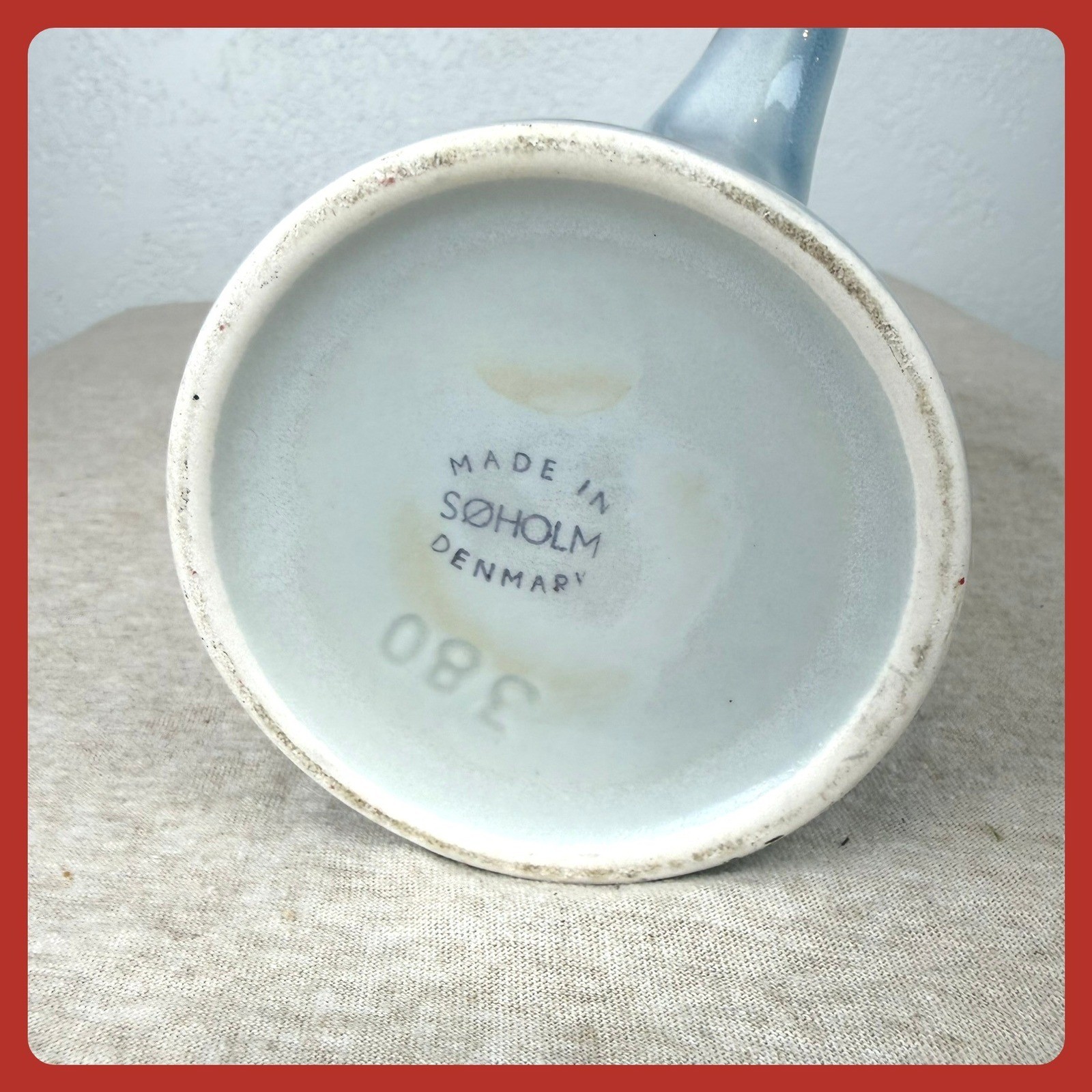 Vintage Søholm Denmark Ceramic Beer Stein ESK533 Nike Missile Unit NATO Cold War