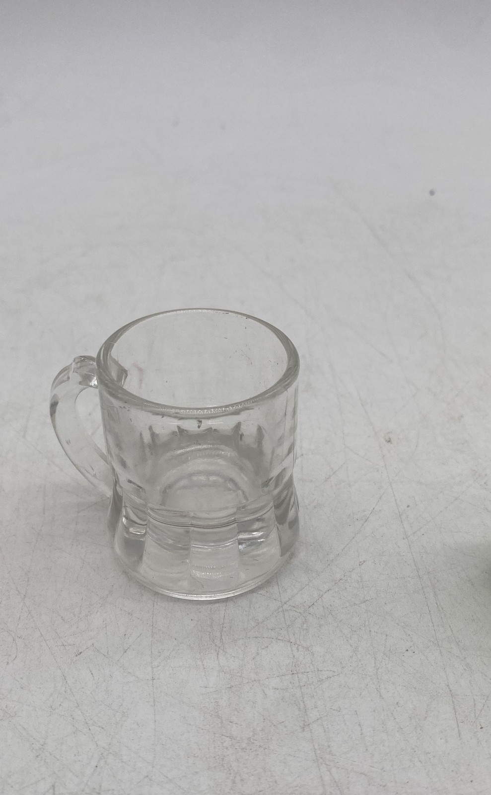 Vintage Multicolor Glass Serving Miniature Mugs/Bottle Mixed Lot Of 4