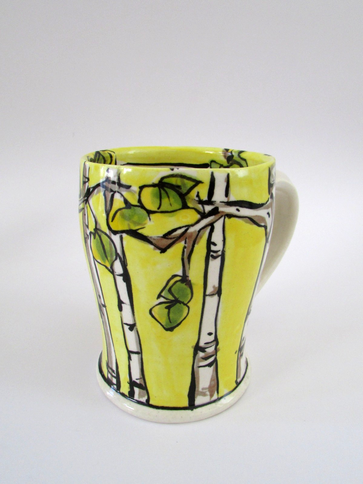 Gail B. Art Studio Pottery Autumn Aspen Trees Aspen, Colorado Coffee Mug
