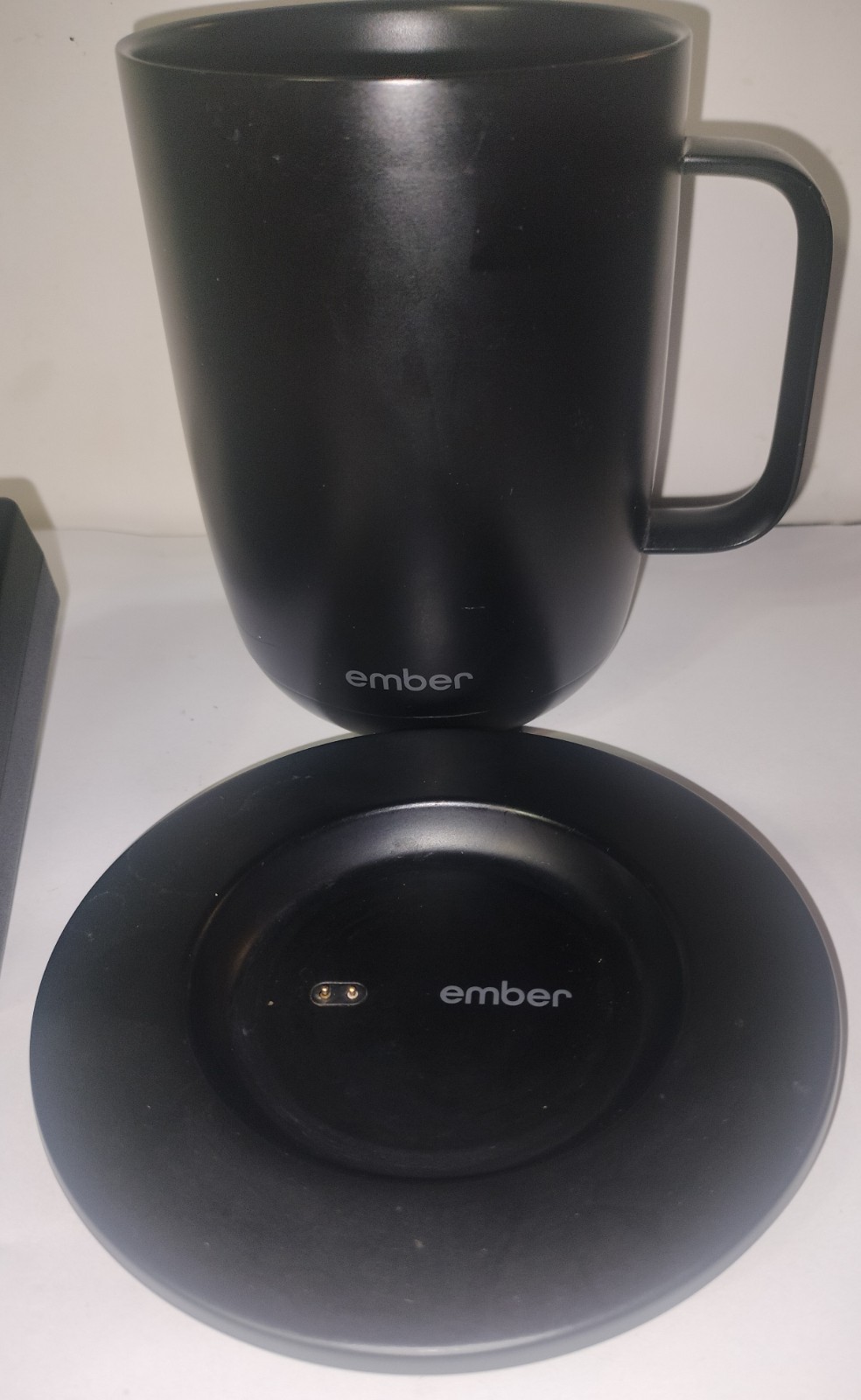 Ember Temperature Control Smart Mug – 14 Oz Heated Coffee Mug Black W/Logo