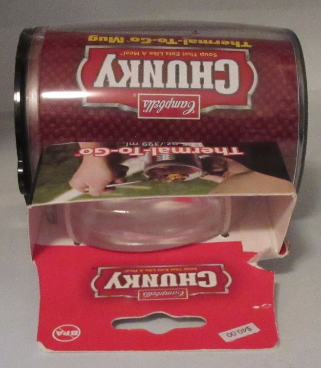 Campbell’s Chunky Football Thermal-To-Go Mug Soup Bowl 13.5 oz BPA FREE NEW