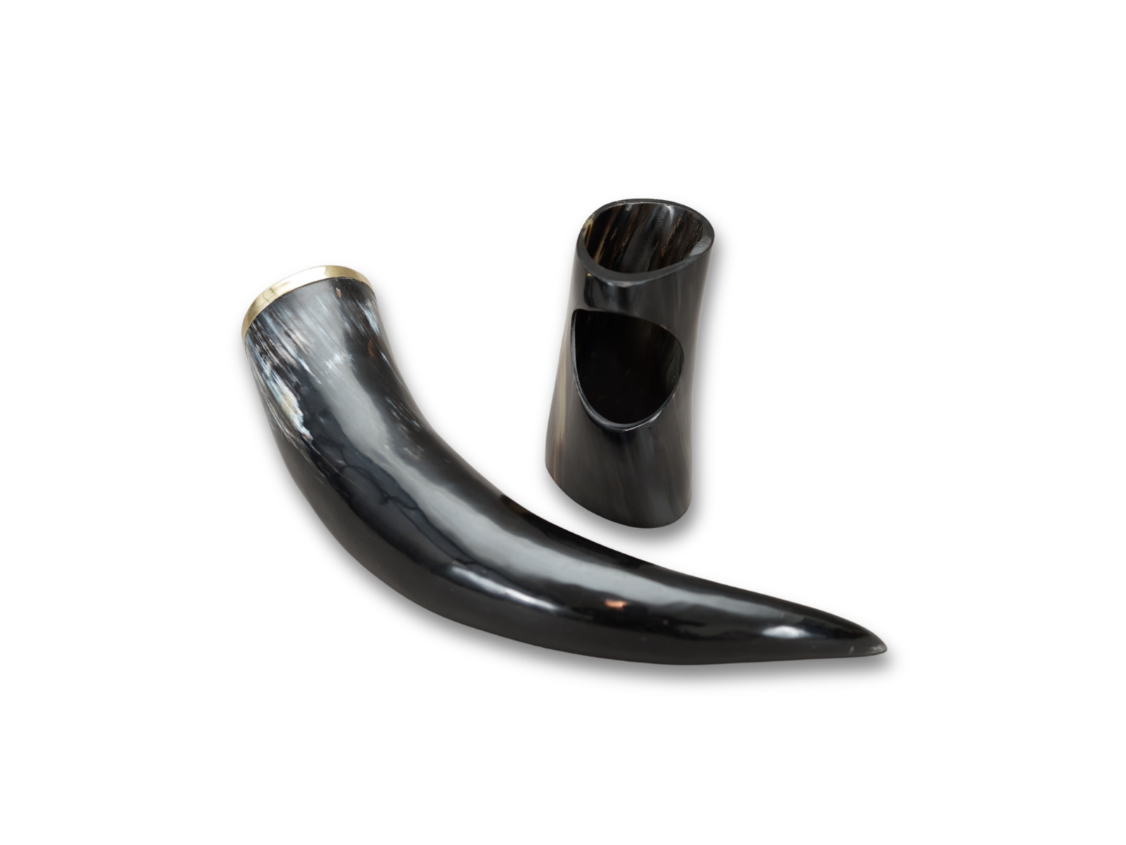 Viking Drinking Horn Mug 250ml | Medieval Beer Ale Cup | Rustic Mead Wine Tankar