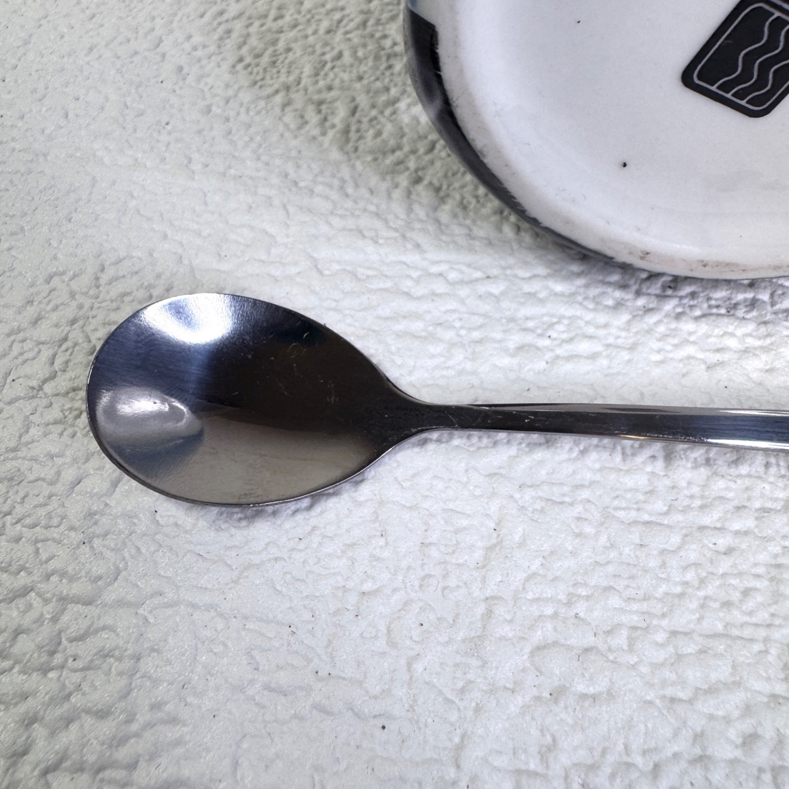 Kawaii 3D Black Cat Ceramic Mug Stirring Spoon Set Blue Gray Heart Coffee Cup