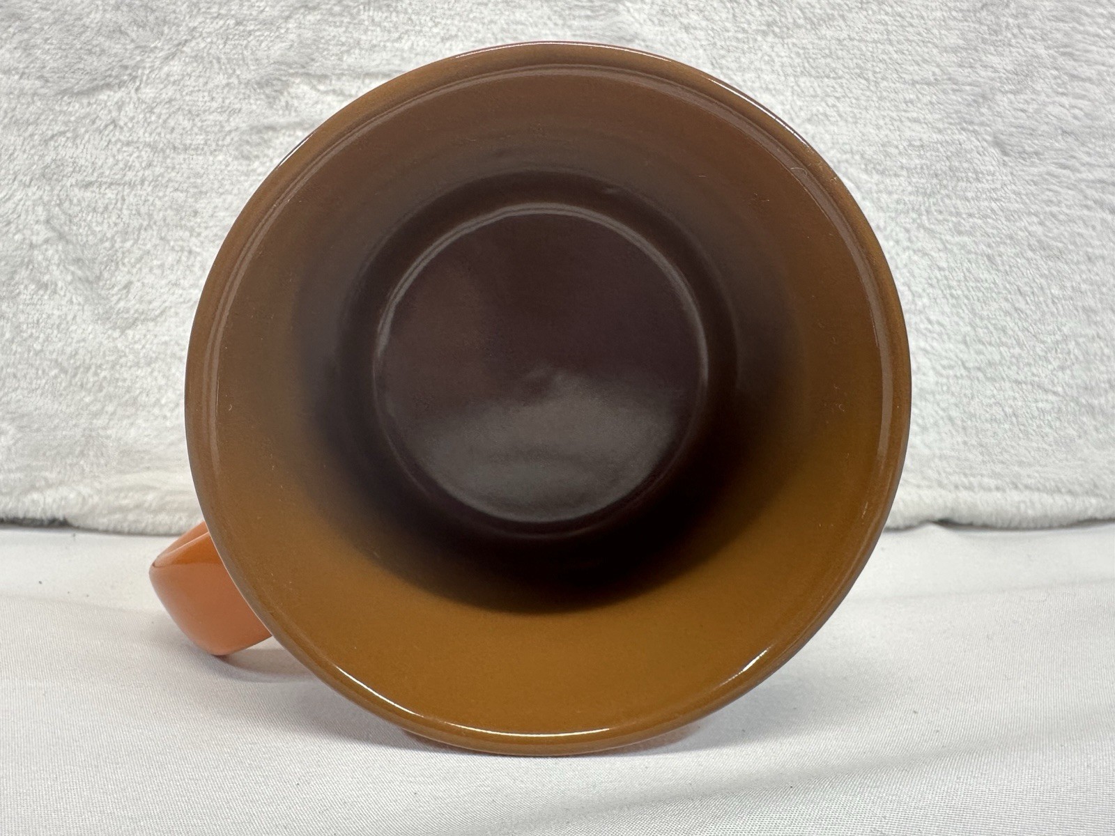 Boston Warehouse Mug Plaid Coffee Tea Cup Fall Autumn Rust Cozy Cottage Core