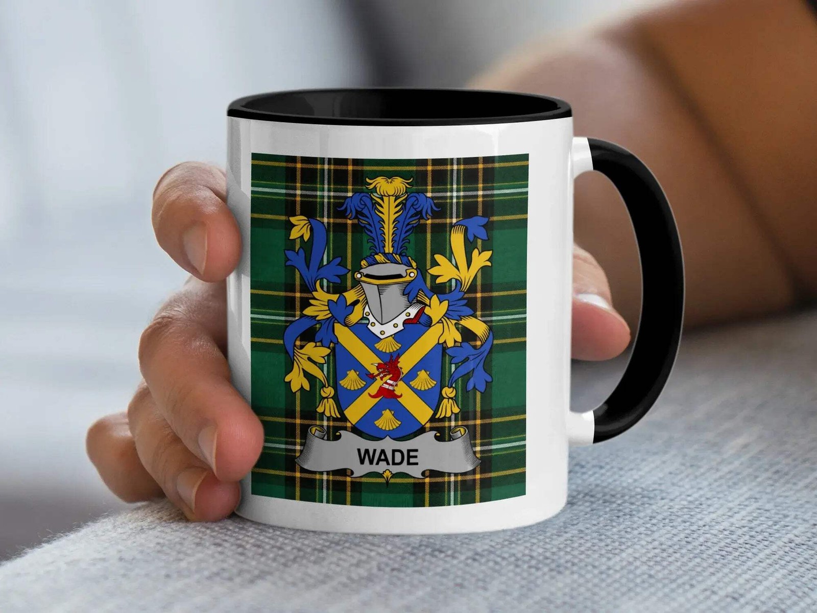 Wade Surname Irish Heritage Mug