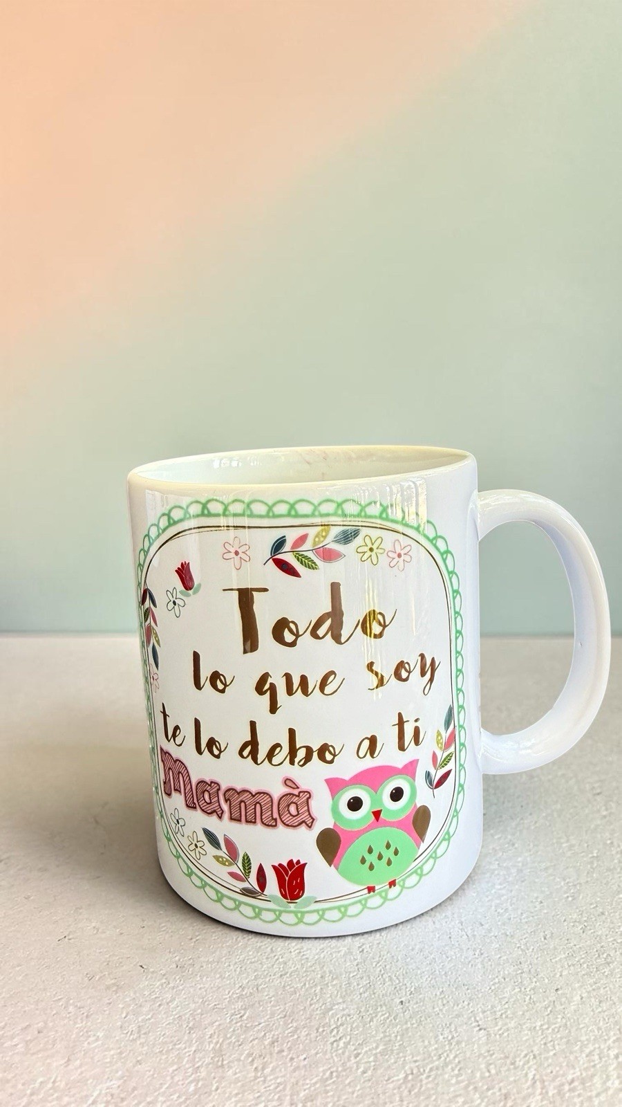 “Happy Mothers Day” Owl Theme Coffee Mug