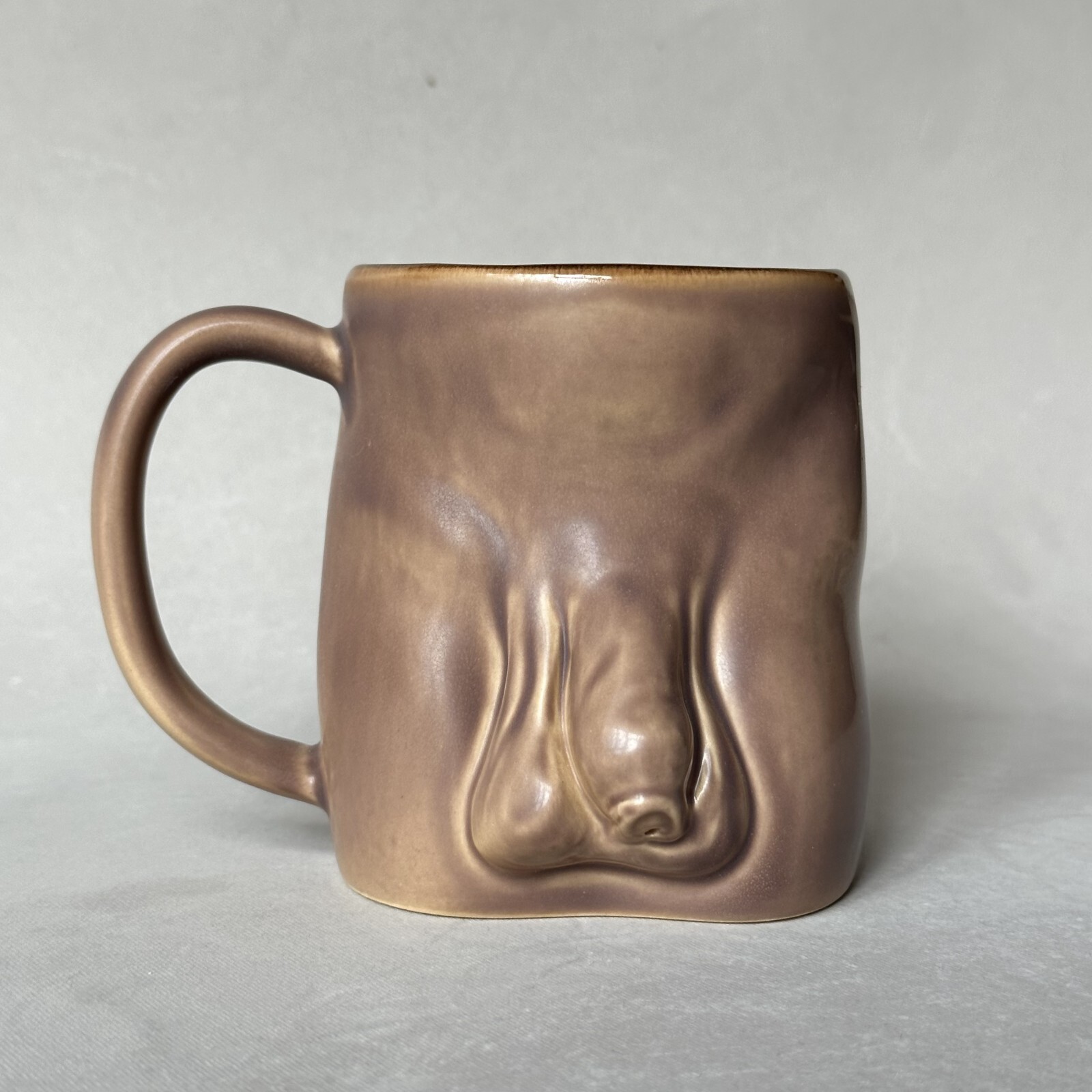 Penis Handmade Ceramic Coffee Tea Mugs – 400 ml. Strongman or Relaxman style