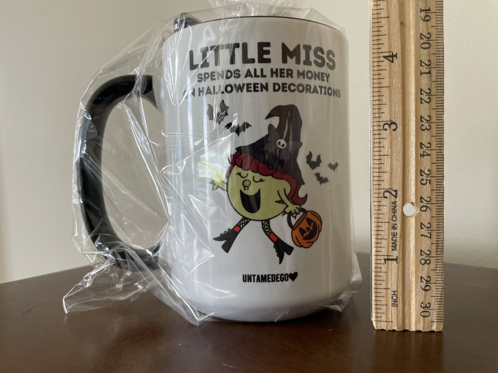 Little Miss “Spends All Her Money On Halloween Decorations” Mug~New!
